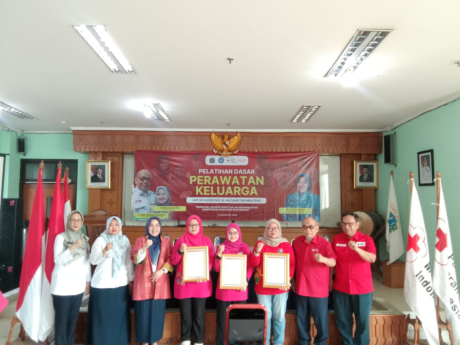 Kolaborasi PKK dan PMI Jakarta Pusat: Witri Yeni Arifin Buka Pelatihan Perawatan Keluarga di Menteng