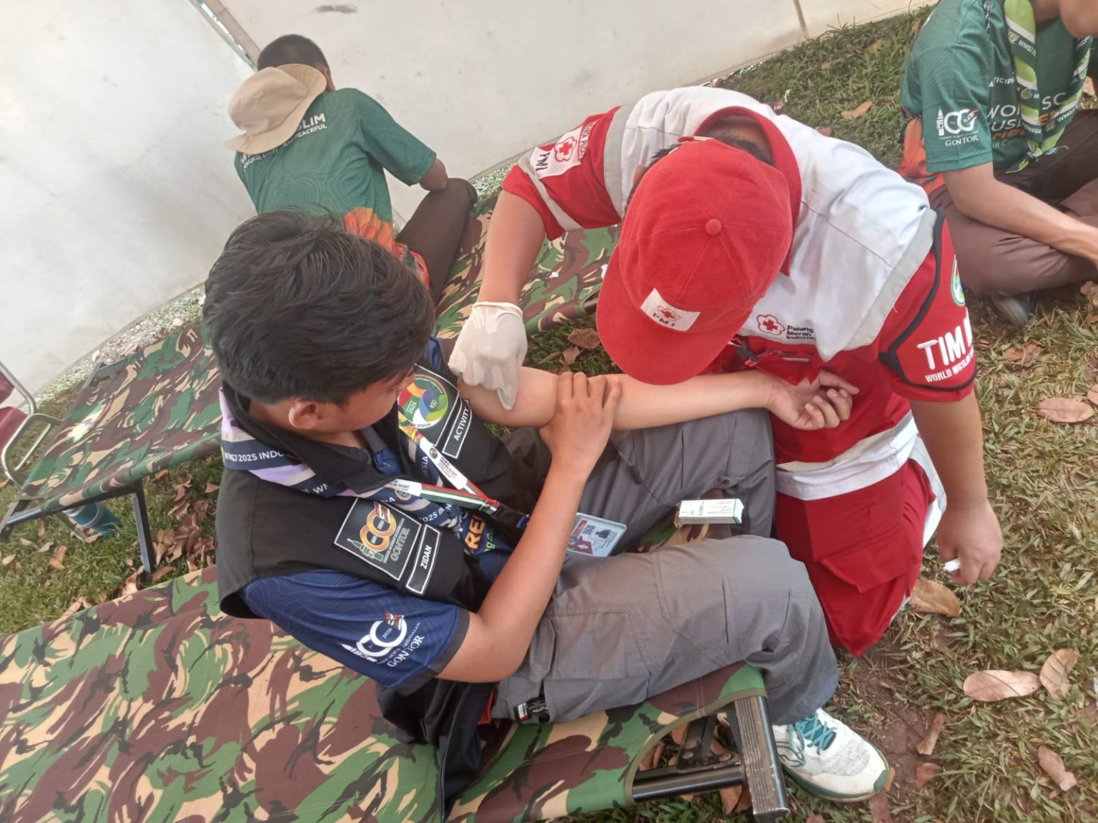 PMI bantu acara jamboree gontor