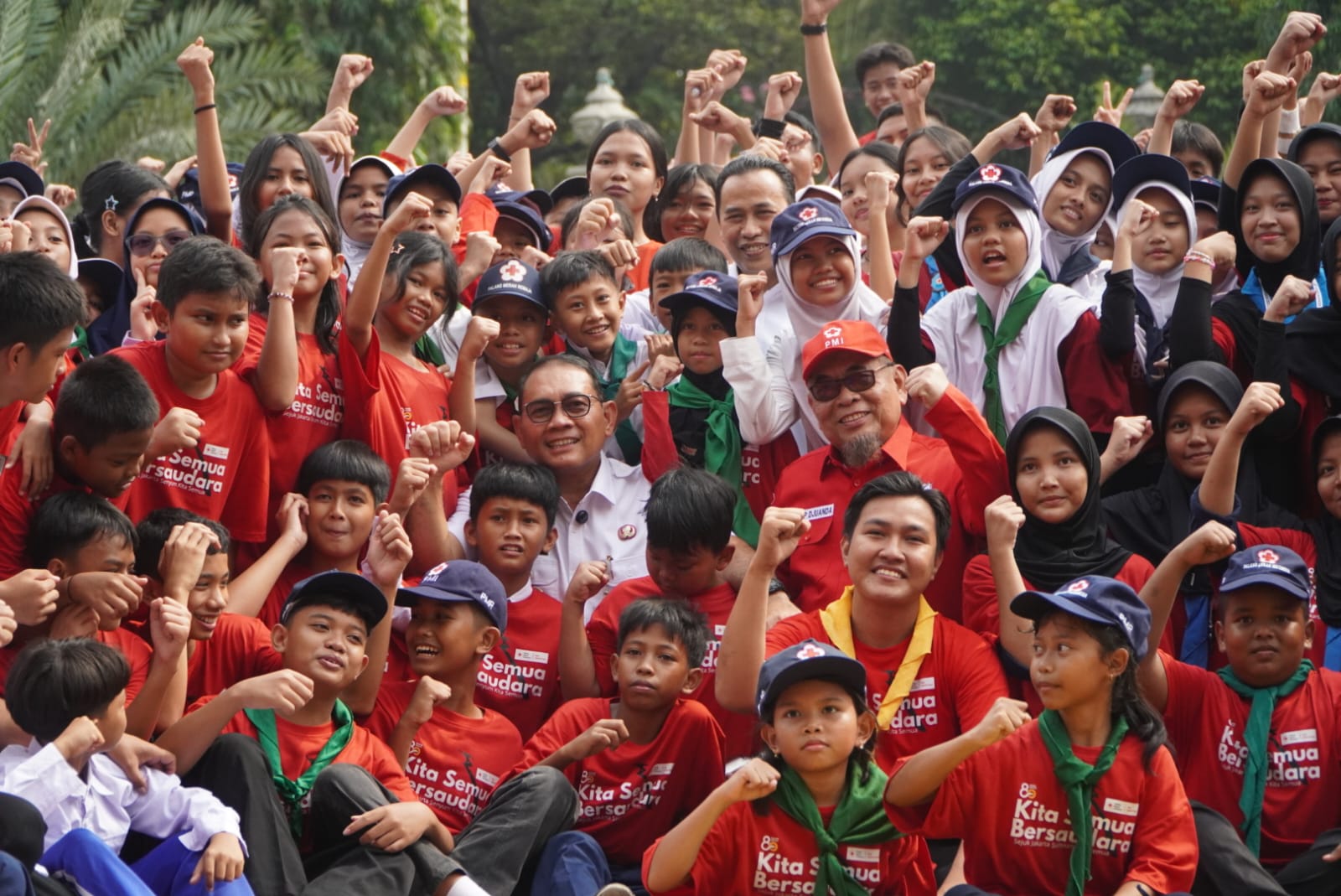 HUT ke-80 PMI, PMI Jakarta Pusat Tebar Kebaikan Bersama Warga