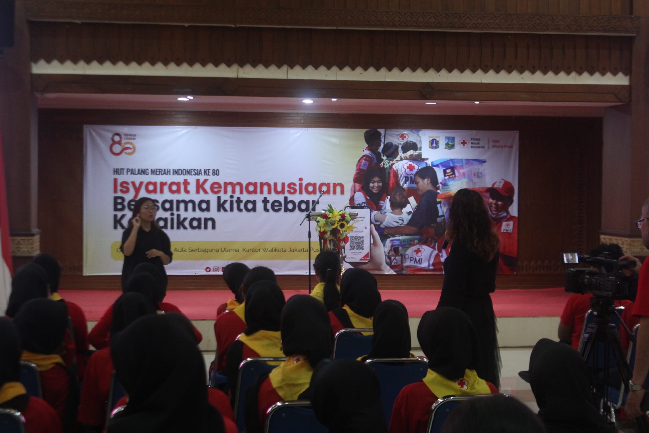 PMI Jakarta Pusat Rayakan HUT PMI ke-80 Bersama Teman Tuli, Tebarkan Kebaikan Melalui Isyarat Kemanusiaan