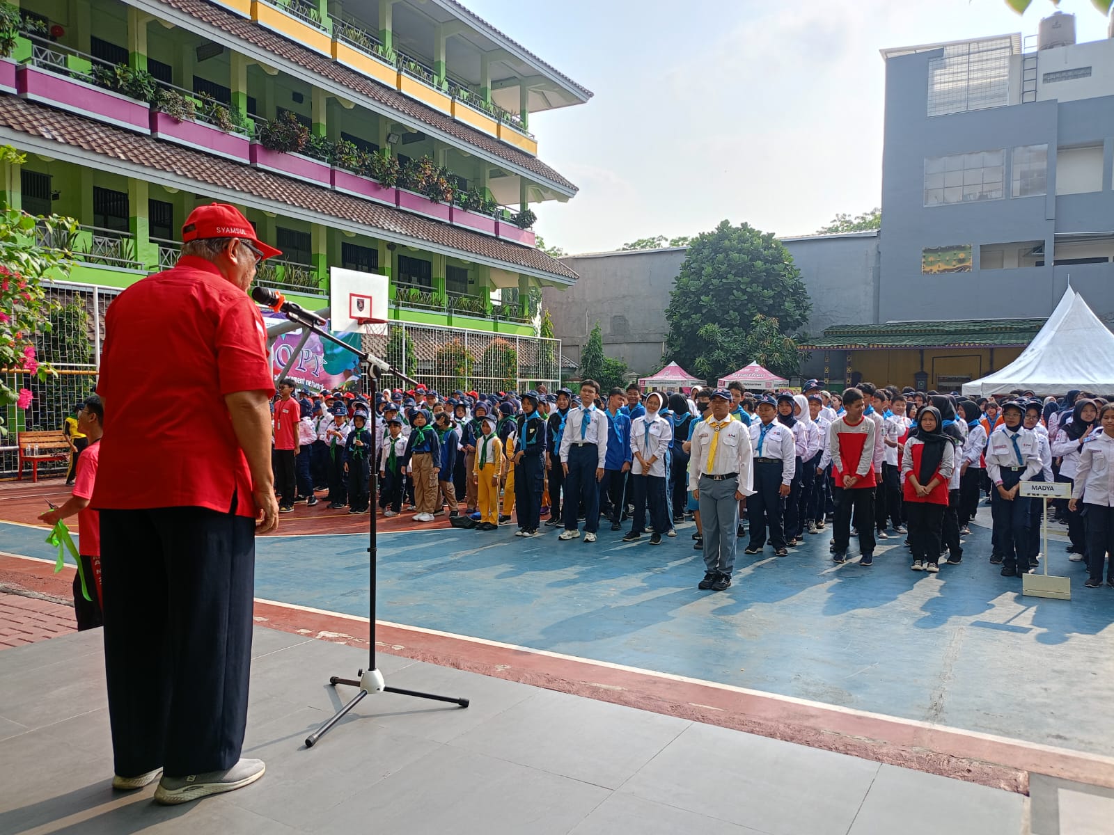 Ketua Bidang PMR & Relawan PMI Jakpus Resmikan Acara Canopy 2025 di SMAN 27 Jakarta