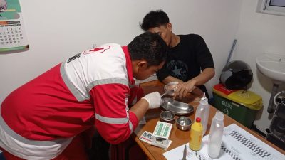 pmi karyawan luka