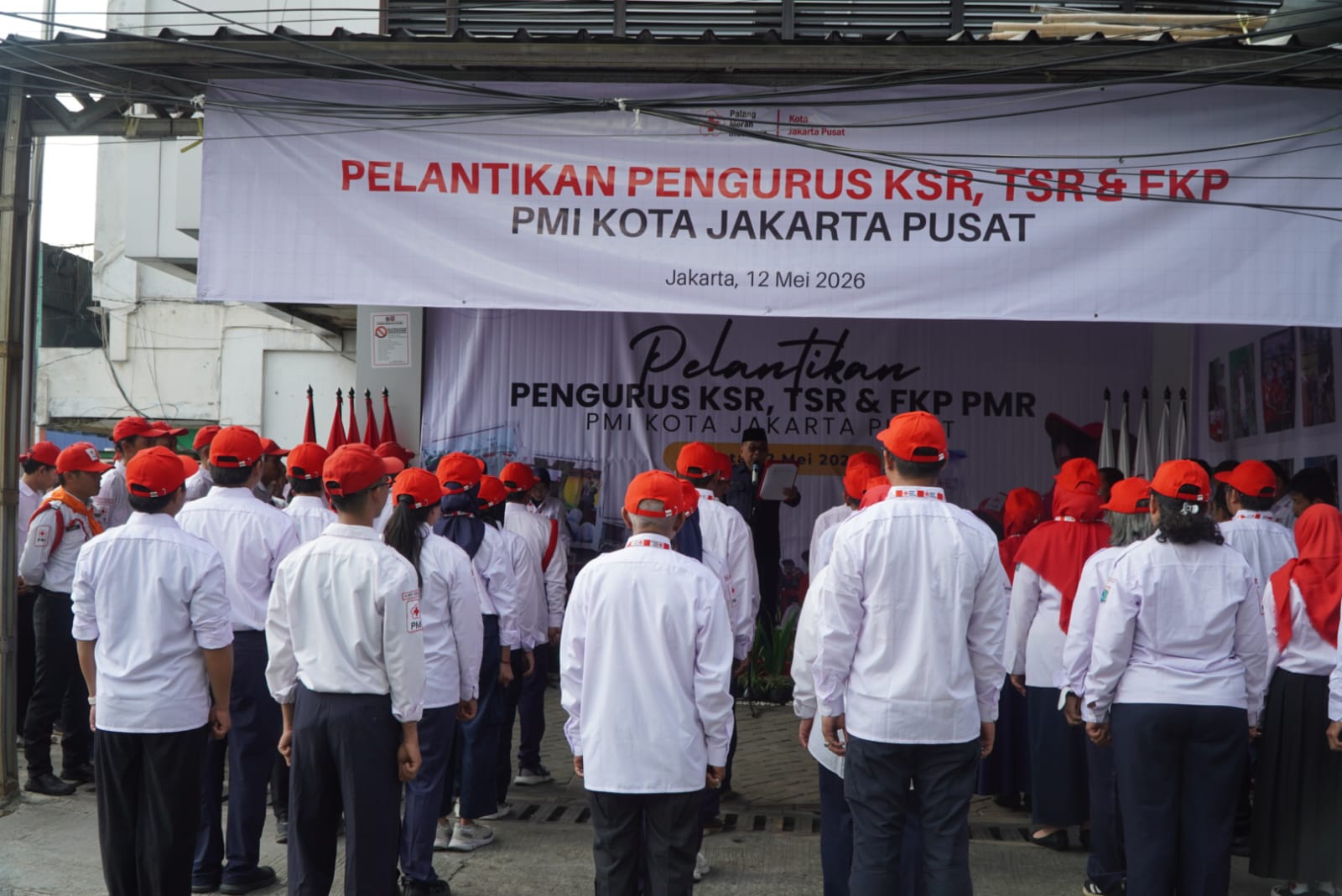PMI Jakpus Lantik Pengurus FKP PMR, KSR, dan TSR Masa Bakti 2026–2028
