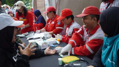 PMI Jakpus dan BSI Maslahat Gelar Cek Kesehatan Gratis di CFD Jakarta