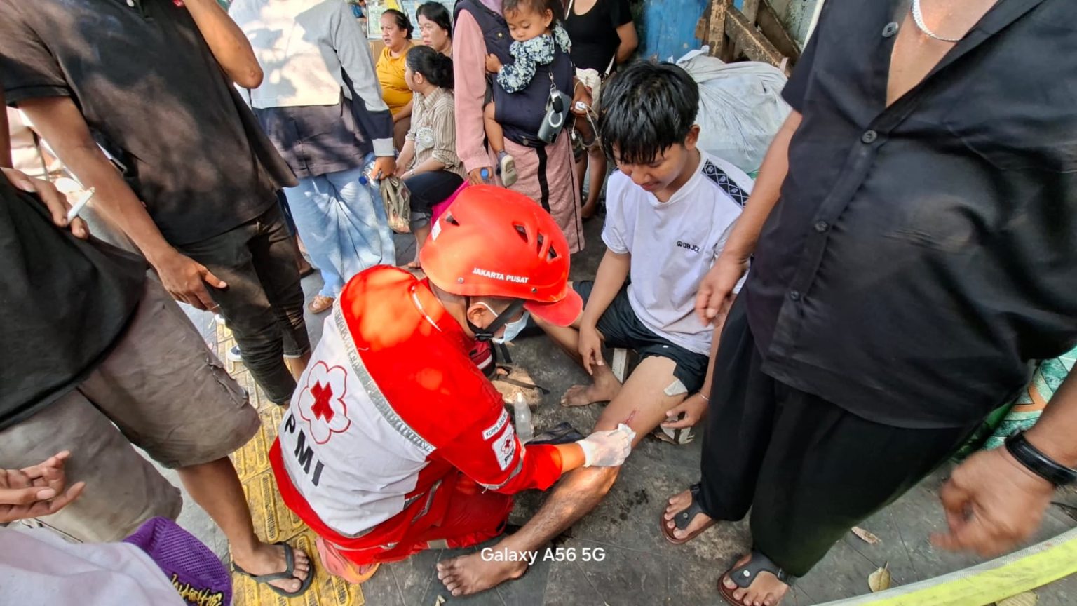 kebakaran jl Jati Bunder Tanah Abang