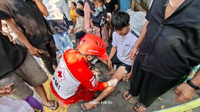 kebakaran jl Jati Bunder Tanah Abang