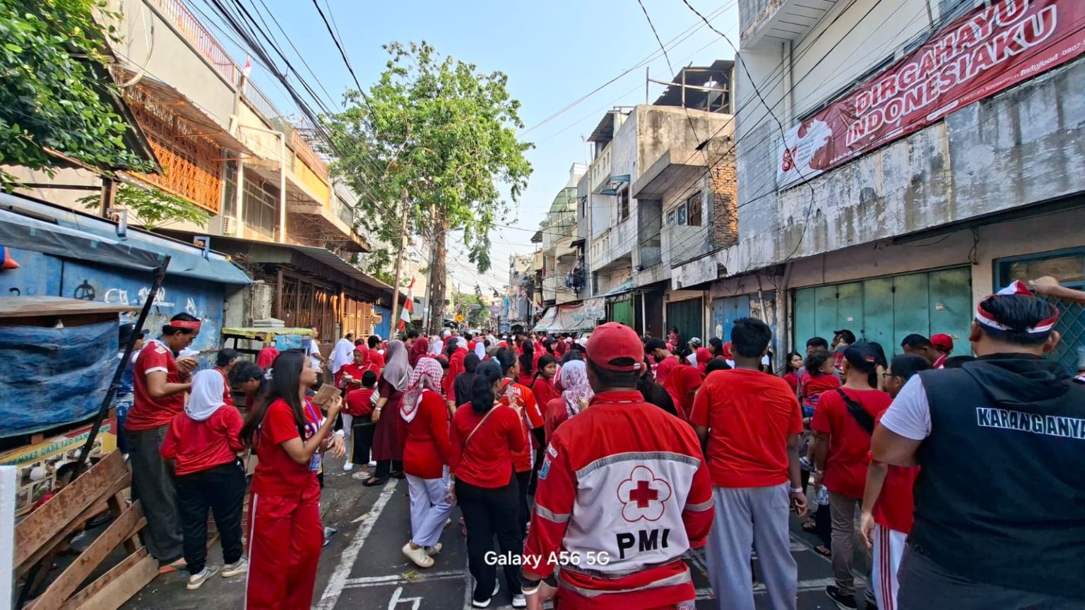 PMI Hadirkan Tim Medis pada Jalan Sehat HUT RI di Sawah Besar