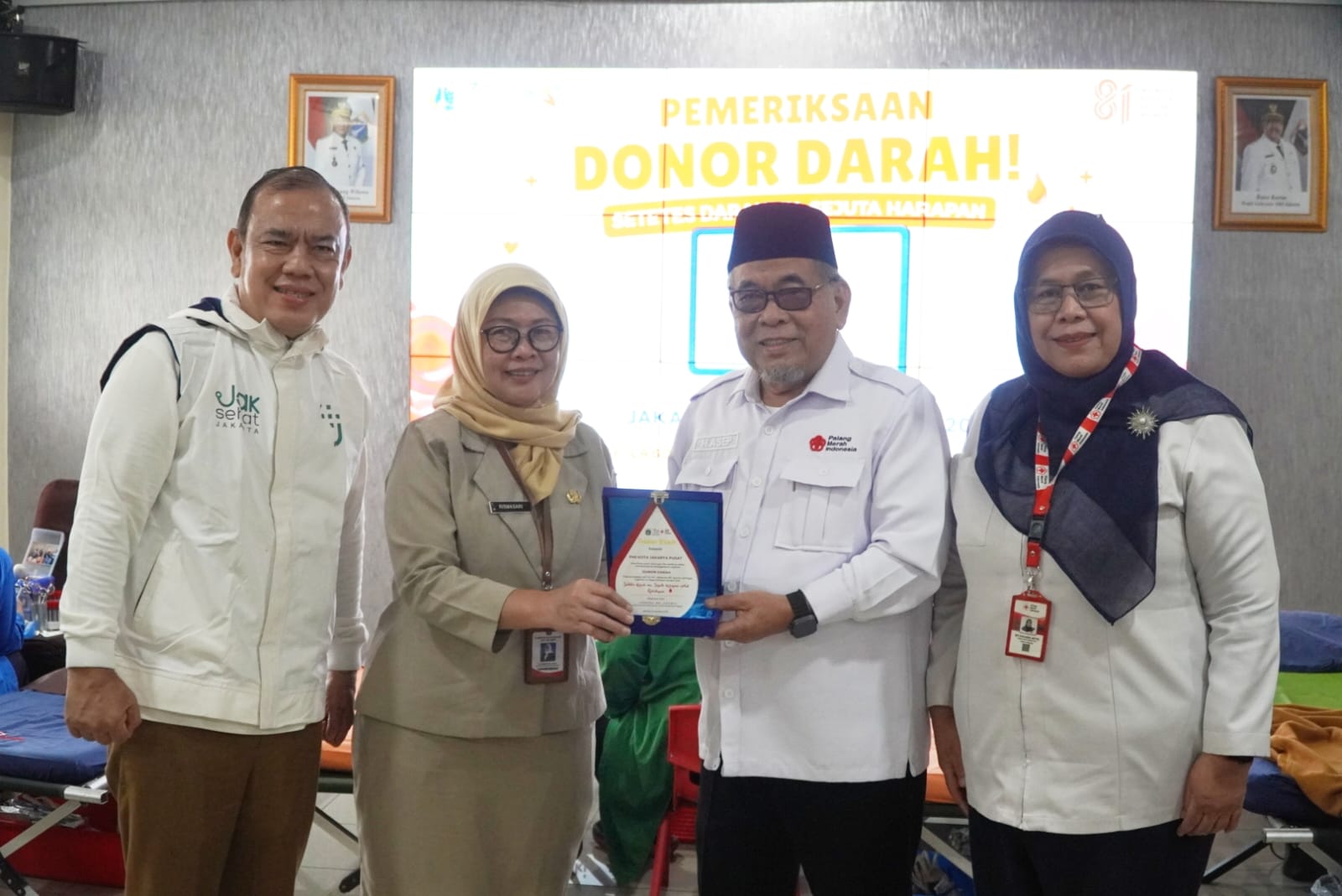 PMI Fasilitasi Donor Darah di HUT ke-30 Labkesda DKI Jakarta