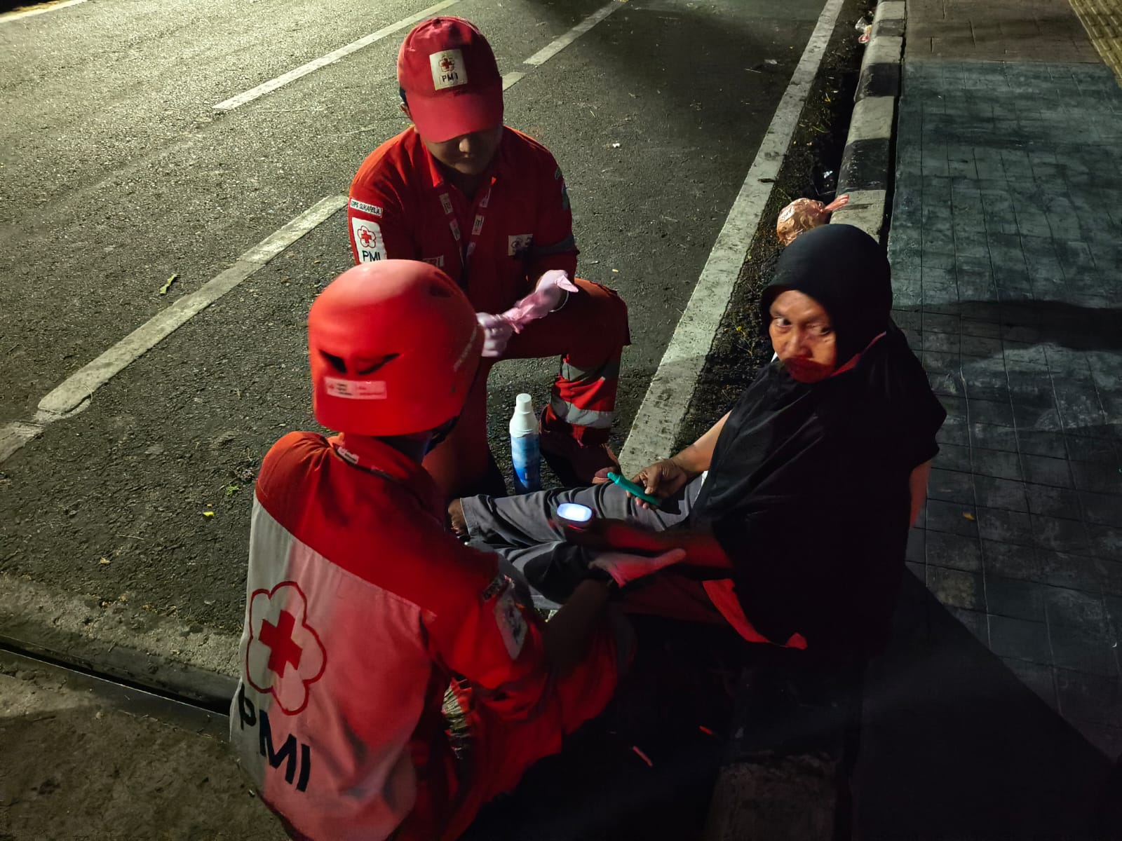 PMI tolong massa aksi demo 27 Agustus
