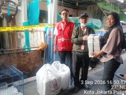PMI Salurkan Bantuan untuk Warga Terdampak Kebakaran di Sawah Besar