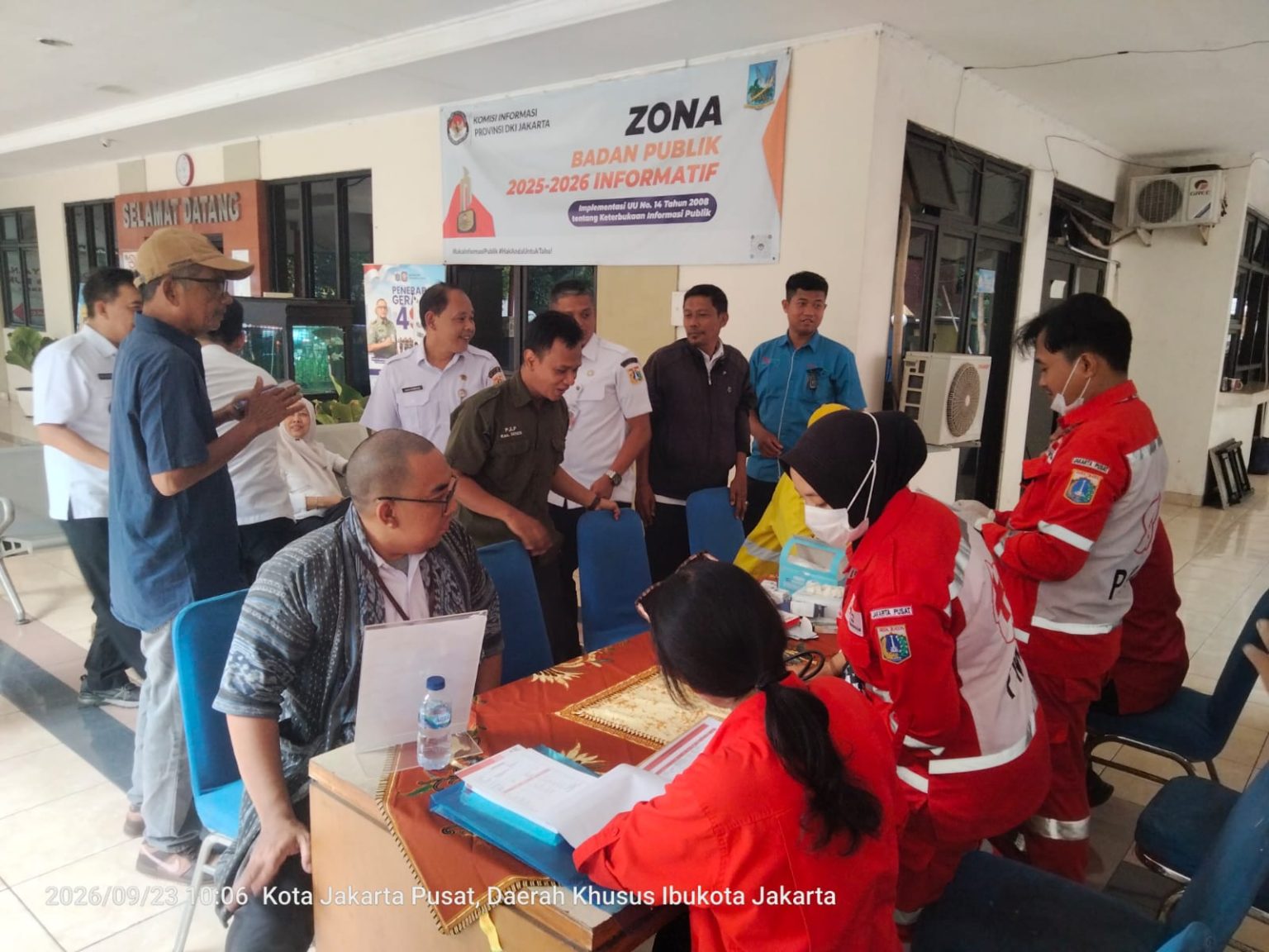 Mini MCU PMI Jakarta Pusat Sasar Warga dan Aparatur Kecamatan Senen